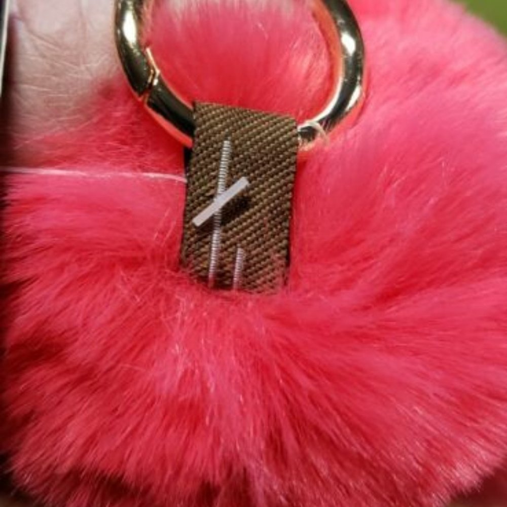 Furry Bunny Rabbit Plush Keychain - Picture 5 of 7